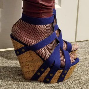 Beautiful Cork wedges from JustFab